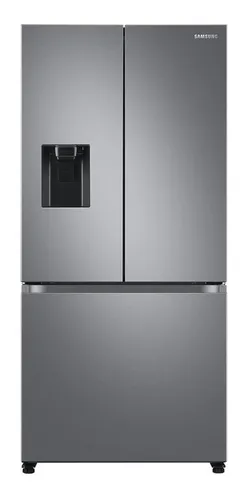Geladeira Samsung RF49A5202 French Door inox sofisticado em cozinha moderna