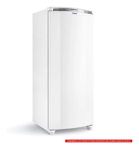 Geladeira Consul CRB36AB frost free 300L branca com freezer superior e prateleiras de aço