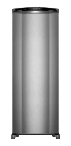Geladeira Consul CRB39AK 342L inox frost free com gavetão hortifruti