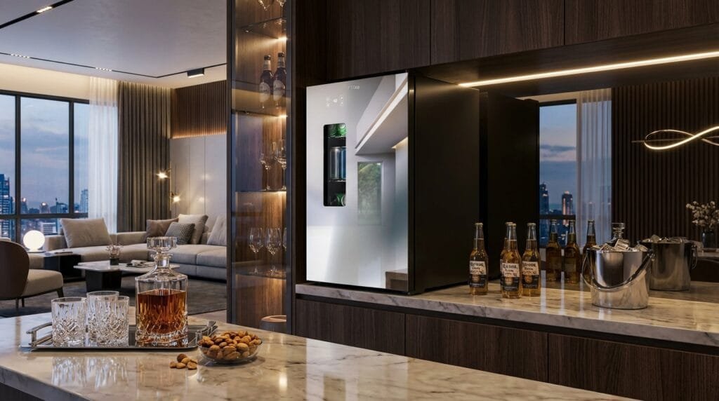 Melhor Cervejeira Philco PCV10A 100L 3 em 1 em cozinha gourmet luxuosa