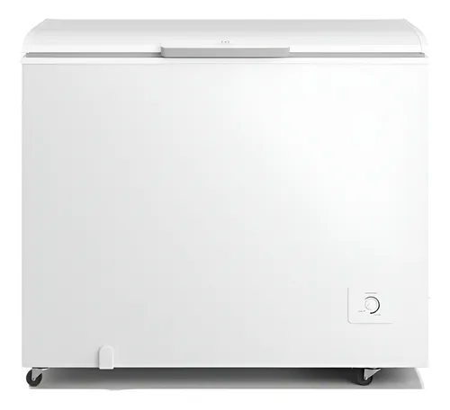 Freezer Horizontal Electrolux HI330 branco com rodas 360° e painel frontal